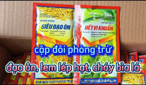 [20gr/gói] Cặp gói Vieteam 82Wp và Sunshi 21WP Phòng trừ đạo ôn hết vi khuẩn 1 cặp = 2 gói: pha được 25L nước