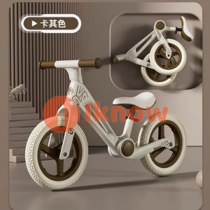 Childrens balance bike babys four wheeled sliding scooter two wheeled non pedal bicycle yo yo bike-12"