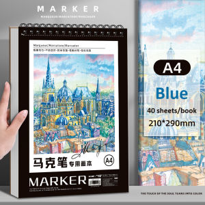 Acrylic Marker Pen Drawing Book Professional Marker Paper Anime Painting Book Thickened Sketchbook A4/8K