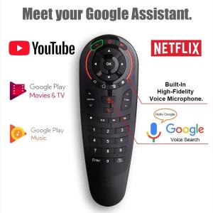 G30S Air Mouse Voice Remote Control 33 Keys IR Learning G30 Gyro Sensing 2.4G Wireless Smart Remote for Android TV Box H96 Max