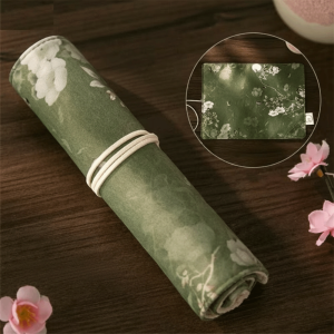 WAPKTY Cung điện truyền thống Hộp đựng bút chì Dung lượng lớn Cuộn lên Túi đựng văn phòng phẩm Cổ điển Túi đựng bút chì Sinh viên