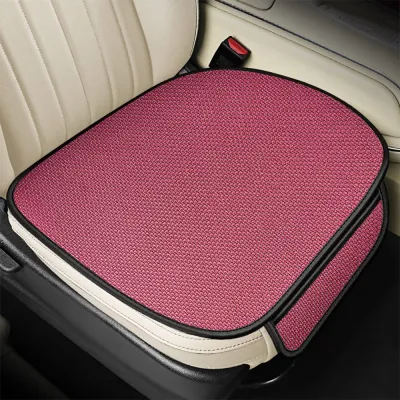 ATOZA Non-slip Car Seat Cushion Wear-resistant Breathable Front Seat Cushion Solid Color Auto Protector Mat