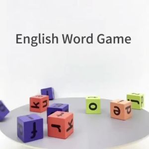 WORD HATCH 40/64 Cards Puzzle English Words Letter Spelling Game Cube Toys Permainan Ejaan 拼单词游戏