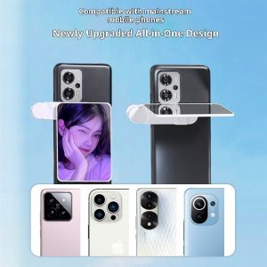 QIHUISHI Điện thoại di động gương clip cho bầu trời hoàn hảo phản ánh selfies ngoài trời phụ kiện chụp ảnh