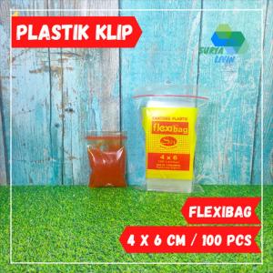 Plastik Klip Kecil/Ziplock Flexibag/Sambel/Obat-Obatan 4x6cm