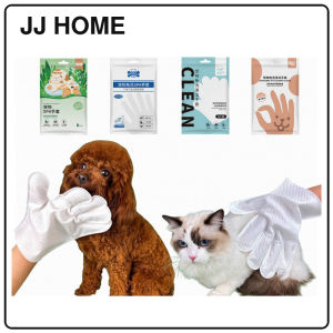 【JJ HOME】Pet Cleaning SPA Gloves Disposable Bath Free Wipes for Cats & Dogs Shower Wipes