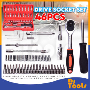 Mytools 46 pcs Wrench Spanner Socket Set Ratchet Set Repair Tool box set