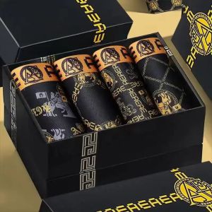 【Essential For Fitness】Mens Breathable Boxers Functional Boxers Stretch Mesh Fabric Sweat Evaporates in Seconds No Crotch Stretching No Rolled Edges Sports Stretching No Restraints男士机能平角裤透气四角裤