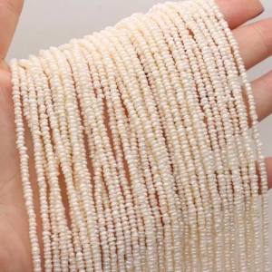 100% Natural Freshwater Pearl Baroque Bead Irregular Flat Beads for DIY Jewelry Making Charm Necklace Earring Bracelet Accessory