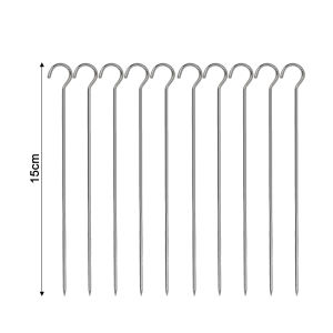 YESPERY Square Air Fryer Grill Stainless Steel 3-layer Barbecue Skewers Grill Air Fryer Accessories Cooking Rack Kitchen Supplies