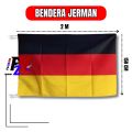 Bendera Jerman Poliester Peles Grade A (3m). 