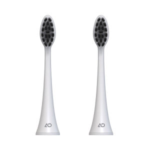 Aurora D. Smart Sonic Toothbrush Replacement Brush Head - Charcoal Dupont Bristles | Refill 3D Soft