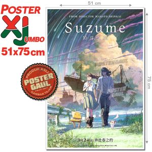 Poster XJumbo REPRODUKSI POSTER FILM : SUZUME (VERSI CHINA) #XJFJP470 - ukuran 51 x 75 cm