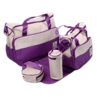 EMYSHOP88 5-in-1 Set Multi Function Baby Mommy Bags Changing Set Handbag