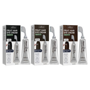 EELHOE fruit and vegetable hair cream natural gentle and long-lasting does not hurt the scalp and the hair is easy to color.Black hair hair cream
