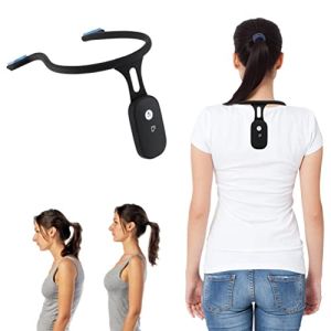 Intelligent Posture Corrector and Trainer for Back Neck Hump Corrector Hanging Necks Trainer Rechargeable Silicone Automatic Induction Smart Posture Corrector for Necks Back Brace