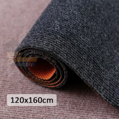 (SG Seller) ★ Noise Reduction Drums / Home Gym Carpet ★ Mat Rug Piano Exercise Equipment Sound Insulation Floor Protection Anti-Slip Kick Bass Drum Acoustic Electronic Shock Absorption Dance Skipping Office Chair Bike Treadmill Meeting Room Black Grey