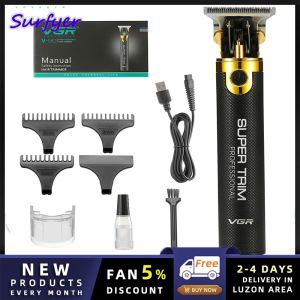 (COD+3 Days Delivery)Original VGR V-082 Zero Adjustable Professional Rechargeable Hair Trimmer Hair Cutter Hair Clipper Japan Design
