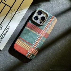 Carbon Relief Case Cover for iPhone 16 17 Pro Max Magnets Magnetic Charging Luxury Camera Metal Protective Shell Abstract Coque
