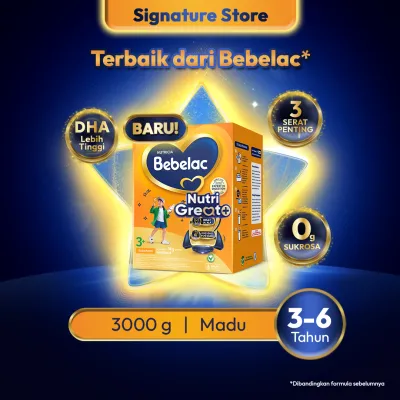 Bebelac 4 / Bebelac 3+ Madu Susu Bubuk 3000gr - Untuk Usia 3-6 Tahun