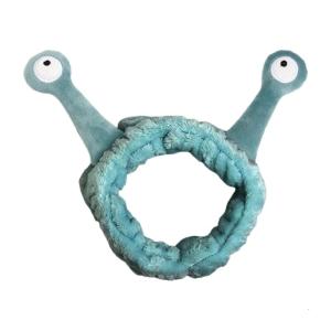 ผ้าโพกหัวดวงตาหอยทากที่คาดศีรษะผ้ากำมะหยี่ผู้หญิงหญิงสาวล้างหน้า