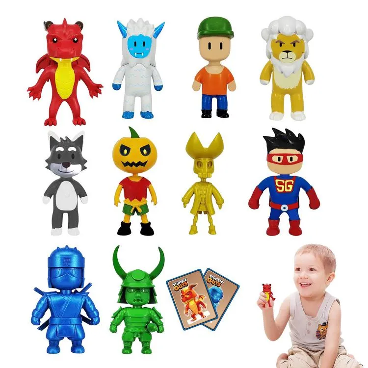 Stumble Guys Toys, 8Pcs 2.6 inches PVC Stumble Guys Figures, Character  Figures for Collecting, Decorating and Playing