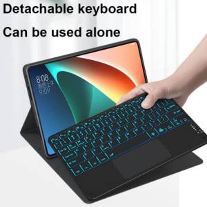 Keyboard Case for Xiaomi Redmi Pad SE 11Inch Tablet Cover Compatible with Redmi Pad SE 11Inch Keyboard