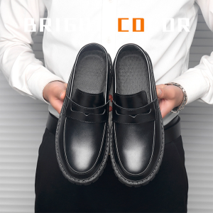 Mens Casual Shoes Loafer Shoes For Men Black Shoes For Men Anti Slip Loafers Soft Leather Shoes For Men Formal Shoes