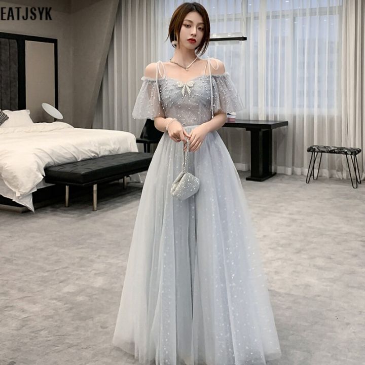 Grey 2024 long gown