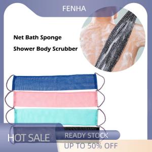 FENHA African Net Bath Sponge 14x77cm African Net Long Bath Net Sponge Exfoliating Shower Body Scrubber Back Scrubber Skin Smoother