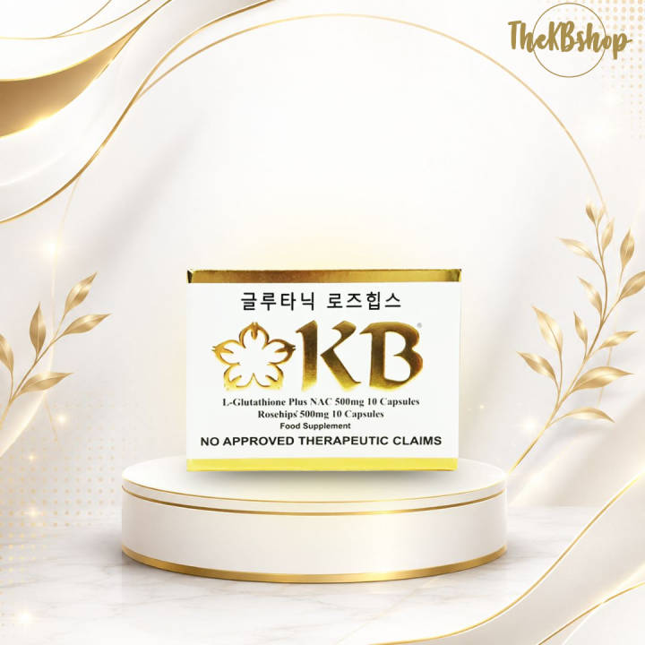 nac plus glutathione KB L-Glutathione plus NAC 10's + KB Rosehips 10's