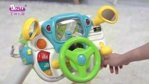Child Simulation Music Simulated Driving Console Steering Wheel Toys Baby Driving Early Education Toys Intellectual Development