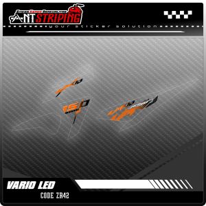 Striping Sticker Transparan Bening Vario Led Old 125 150 motif terbaru keren ZR42