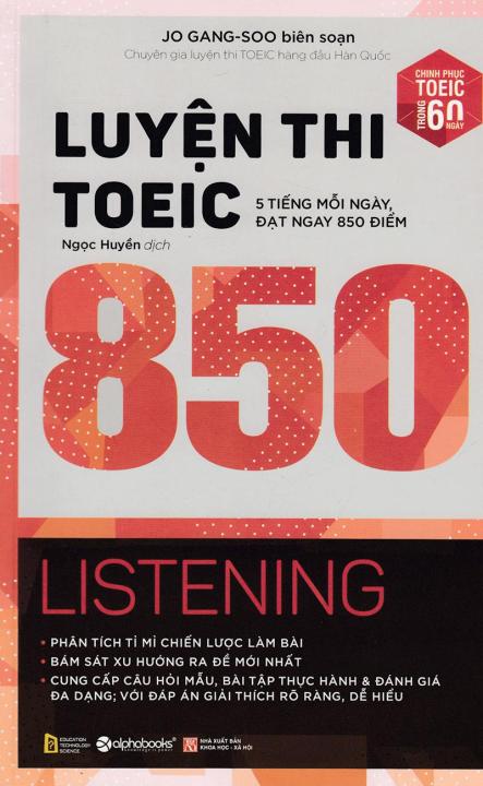 Sách - Luyện Thi Toeic 850 Listening ( Tái Bản 2017)