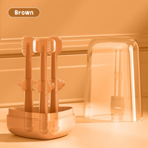 BPA Free Sikat Lidah Bayi 3in1 Alat Perawatan Mulut Bayi Silikon Bayi Sikat Gigi Bayi Baru Lahir Sikat Pembersih Lidah Pembersih Mulut Bayi Silikon