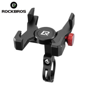 ROCKBROS Giá để điện thoại nhôm trọng lượng nhẹ hợp kim khung bền chống sốc giá đỡ điện thoại cho xe gắn máy xe đạp phụ kiện