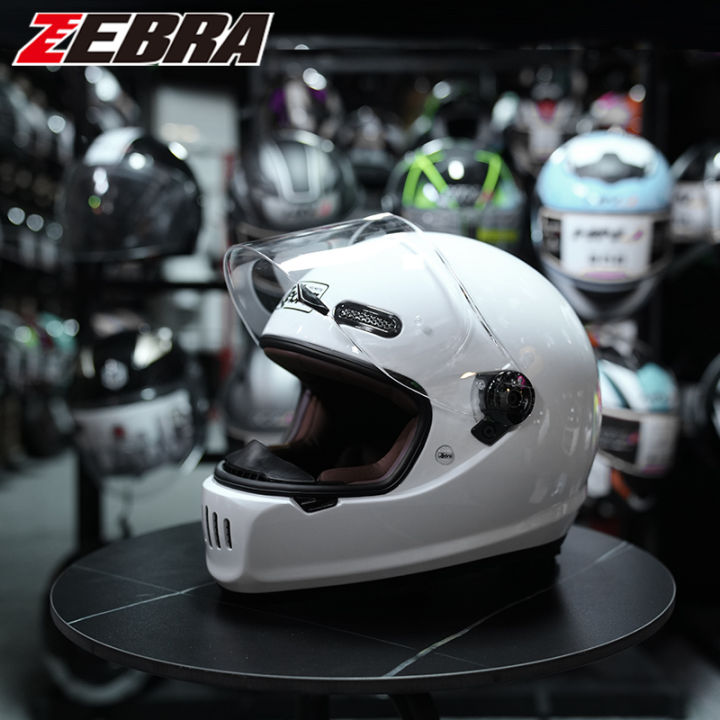 ZEBRA FF577 VERTUOSO Vintage Helmet Full Face For Motorcycle Classic Helmet  601 retro helmets Lazada PH