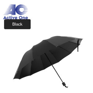 ACTIVEONE Oversized 12 Rib Sun Protection Sunshade Sunny And Rainy Dual Propose Umbrella Anti Storm And Rain Umbrella Reversed Folding Umbrella-Fulfilled by ACTIVEONE