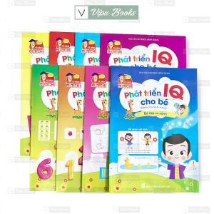 Sách - Phát Triển IQ Cho Bé - Dành Cho Bé 4-5 Tuổi (Túi 8 Cuốn)