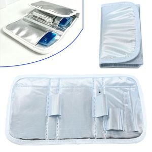 NALANILI Lớp lót bằng giấy nhôm Túi đựng insulin Chống thấm nước Có thể gấp lại Túi đựng thuốc cách nhiệt Khóa móc và vòng Túi đựng thuốc Kho chứa thuốc hàng ngày