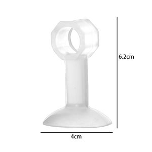 【On Sale】3Pcs Door Stopper Silicone Handle Bumpers Self Adhesive Door Protection Pad Mute Stikcer Wall Protector Pad