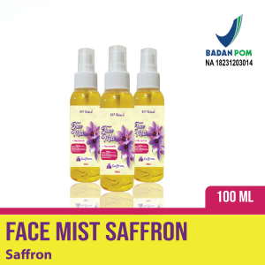 (BPOM) Facemist Saffron With Niacinamide 100ml - Facemist Saffron Pelembab Penyegar Kulit Spray