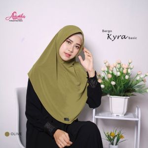 Terbaru Azamka Hijab Kyra Basic Jumbo Kerudung Syari Bahan jersey stela premium