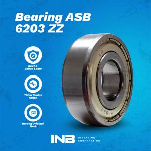 Laker Bearing 6203 ZZ ASB Bearing Nap Gear Supra X 125 Supra Fit Cvt Mio 5TL INB Original ASB