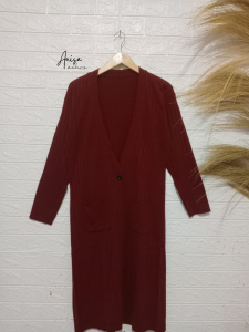 Savana Cardi/Baju Tunik Muslimah/Cardigan Wanita Muslimah/Cardigan Long Tunik/Outer Savana Rajut/Cardigan Rajut Wanita/Outer Rajut Wanita/By Anisa Zahra