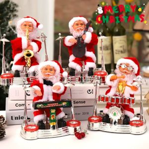 Electric Santa Claus Dancing Singing Figure Holiday Christma Party Decorations Christmas Gift