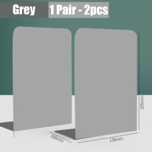 1pair metal bookend book stand bookends | book organ is while bookrack | Book Shelf Book Holder Book Divider Book Case Book Organiser