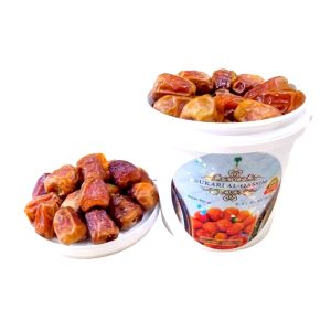 BEST QUALITY KURMA SUKARI AL-QASSIM MADINAH (KURMA RAJA) KEMASAN EMBER (RUTHOB) 850gr (HARGA GROSIR)