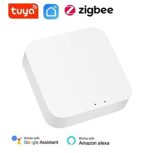Tuya Zigbee 3.0 Gateway Hub Smart Home Devices Remote Control Wireless Bridge Zigbee3.0 Protocol Works with Alexa Home