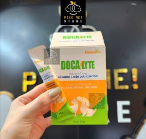 Vemedim Doca lyte Bột Pha Uống Bù Điện Giải Cấp Tốc cho Chó Mèo - Gói 3.3g